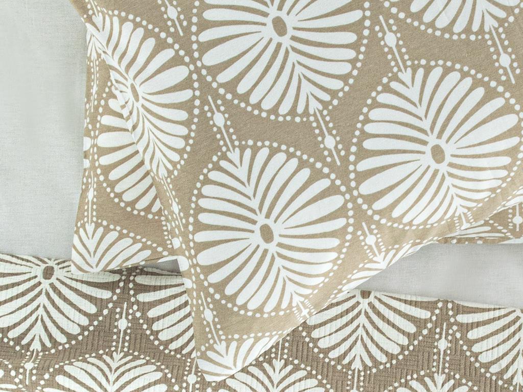 Polycircles Față De Pernă Set 2, Ușor De Calcat, 50*70 Cm, Gri Deschis