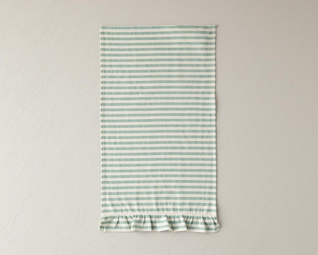 Prosop de bucătărie, Breton Stripe, bumbac, 30x50 cm, verde