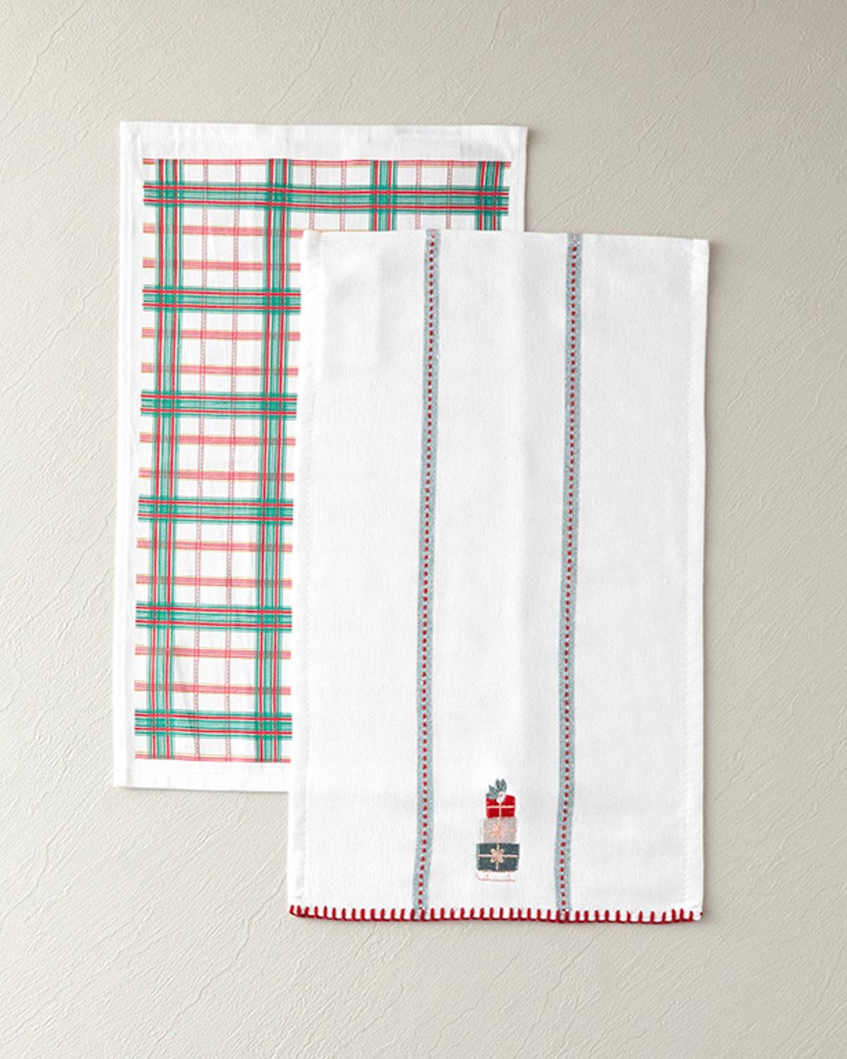Prosop de bucătărie, Plaid Check, bumbac, 30x50 cm, roșu