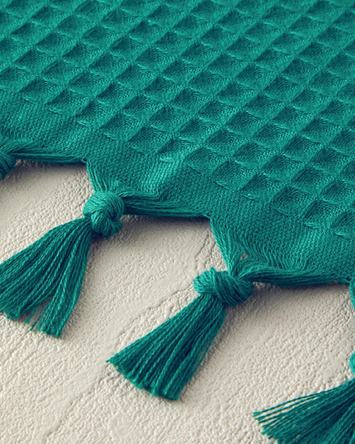 Prosop de bucătărie, The Waffle, bumbac, 30x50 cm, verde