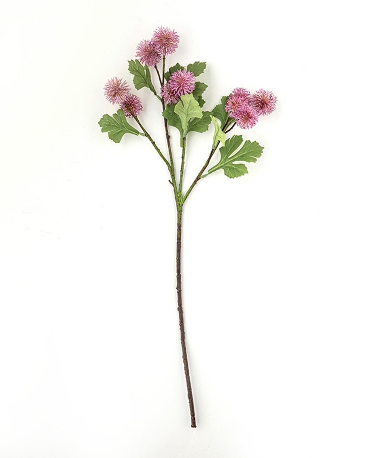 Flower Dots Single Branch Artificial Flowe 56 cm Violet
