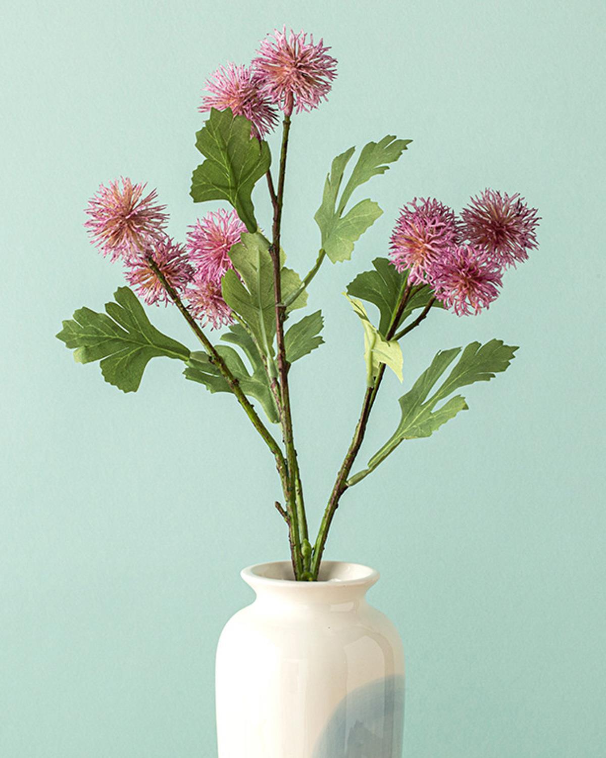Flower Dots Single Branch Artificial Flowe 56 cm Violet