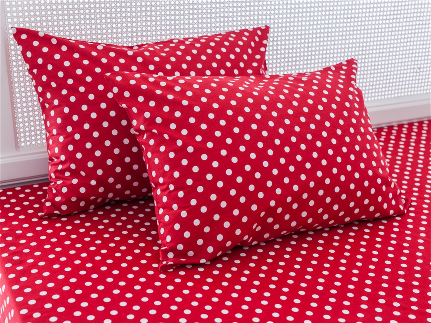 Puncte rustice # 2 set 50x70 cm roșu