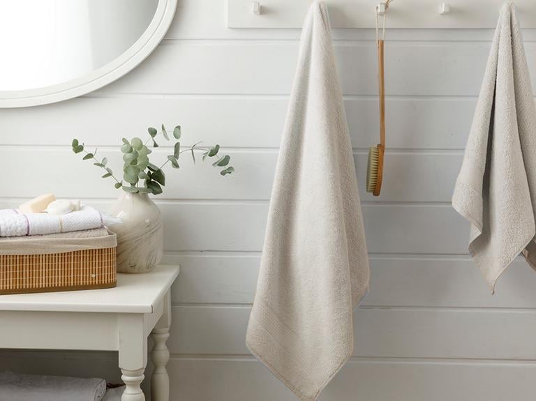 Pure Basic Bumbac Prosop De Baie 100 x 150 cm Bej