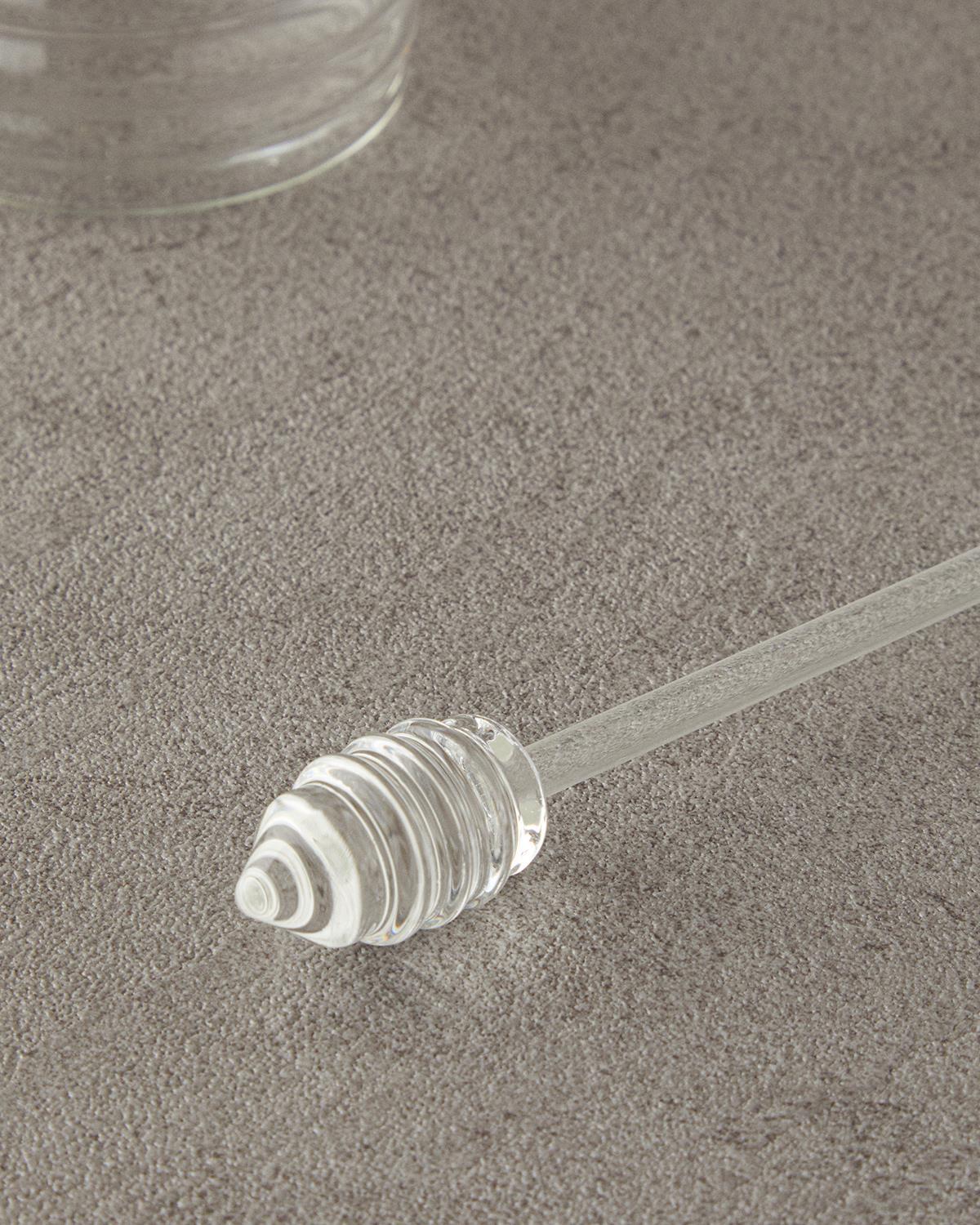 Purki Borosilicat Miere Borcan 10.5 cm Transparent