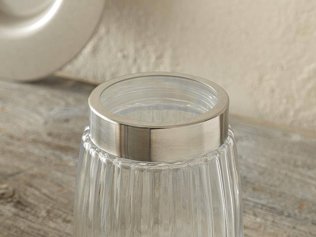 Quinn Glass Borcan 850 Ml Transparent.
