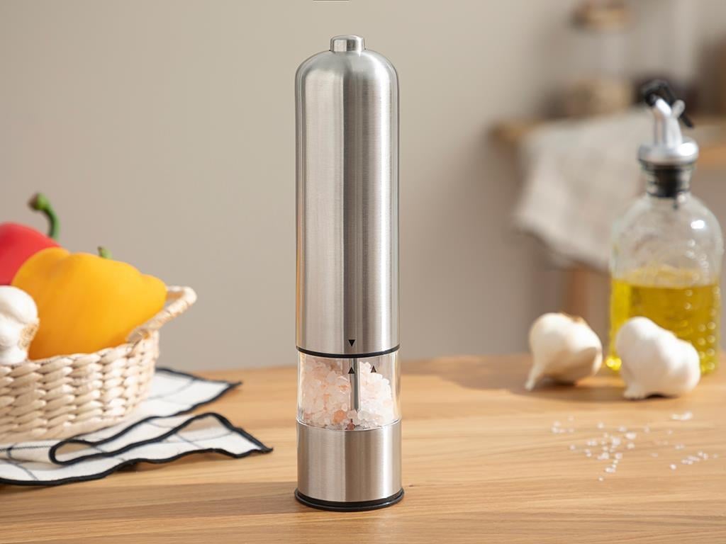 Blake Steel Battery Operated Automatic Grinder 22 cm Silver