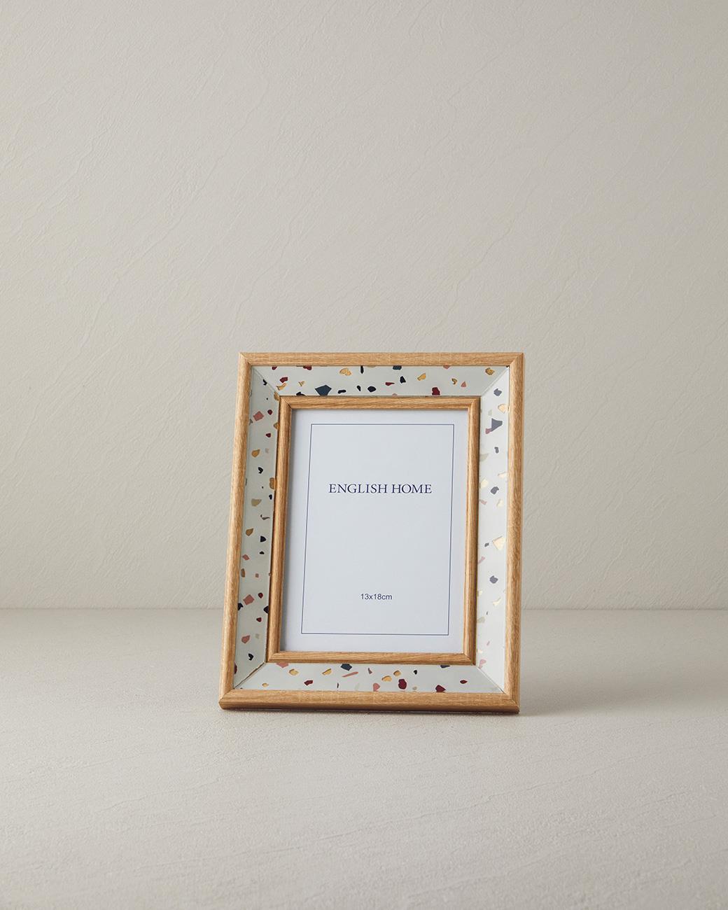 Terazzo Frame 13x18 cm Brown