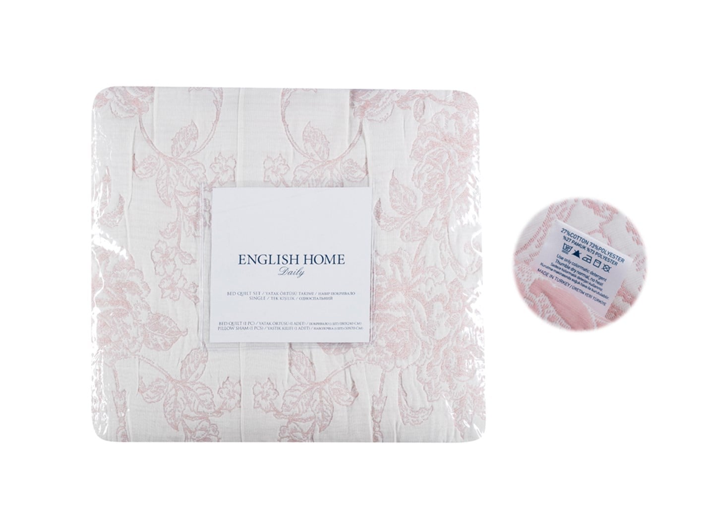 Rambler Rose Jacquard Pentru o persoana 180x240 cm Roz