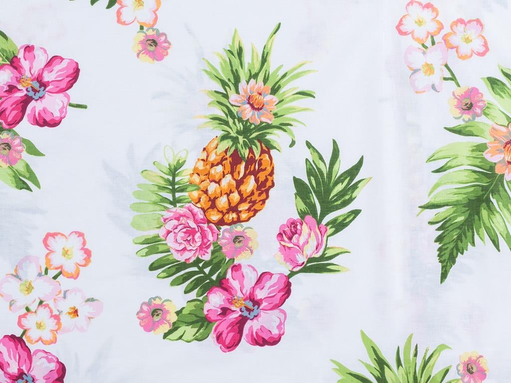 Rapsodia tropicală Cottony Set 2  FAȚĂ DE PERNĂ 50x70 cm Pink