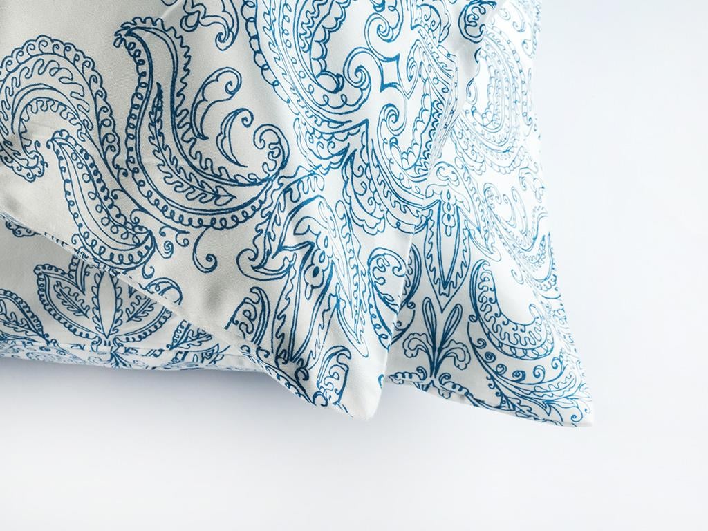 regalitate  Satin bumbac Set 2  FAȚĂ DE PERNĂ 50x70 cm Dark Blue
