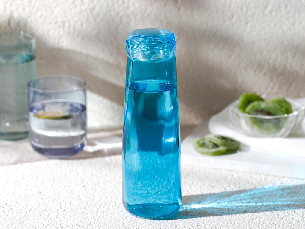 Rena Glass Water Bottle 420 ml Turquoise