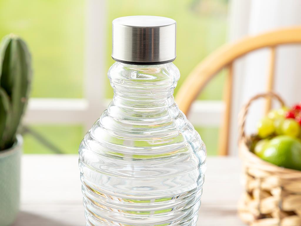 Rena Glass Bottle 1000 ml Transparent