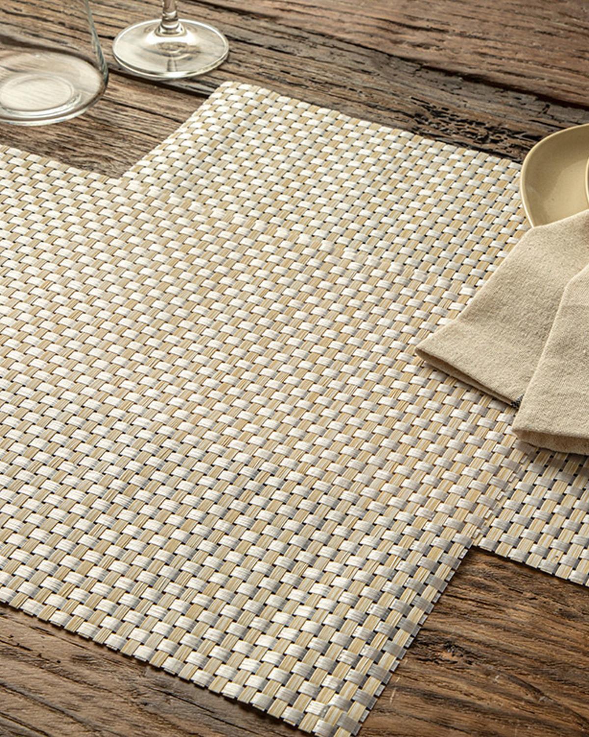 Rina Pvc 4 Pcs Place Mat 30x45 cm Cream