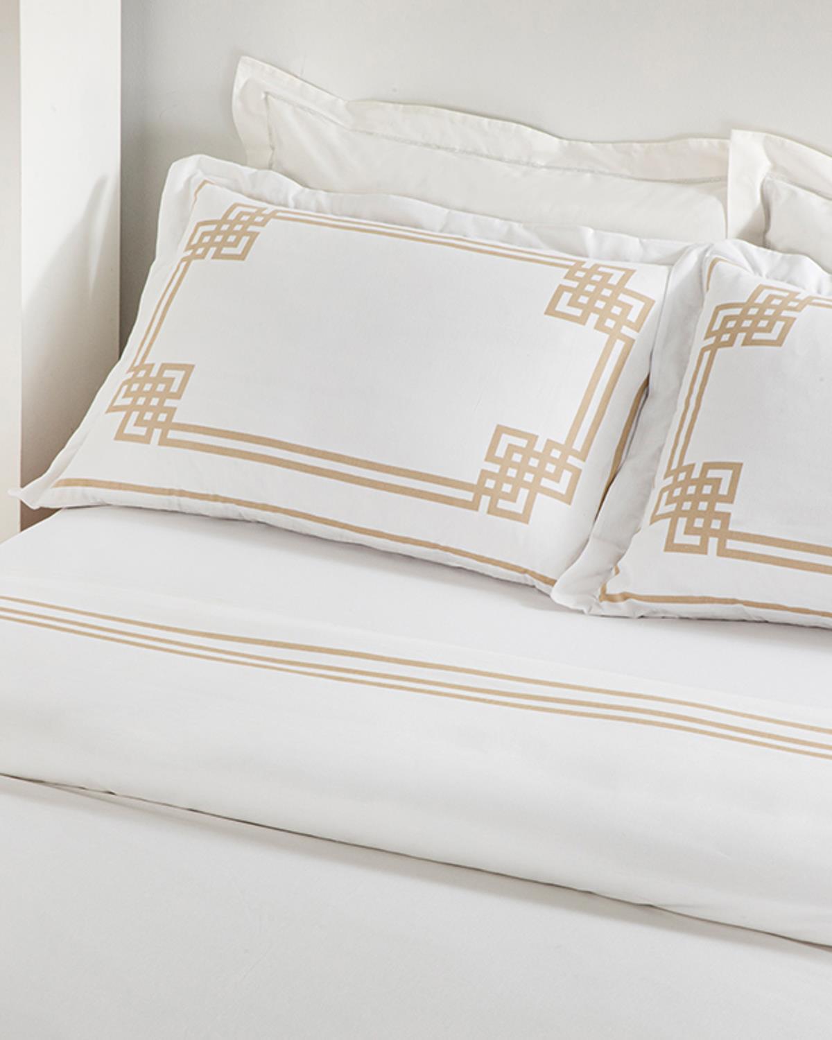 ROMAN COTTONY PERSOANĂ DUBLĂ  SET LENJERIE DE PAT 200X220 CM BURGUNDIA-GRI