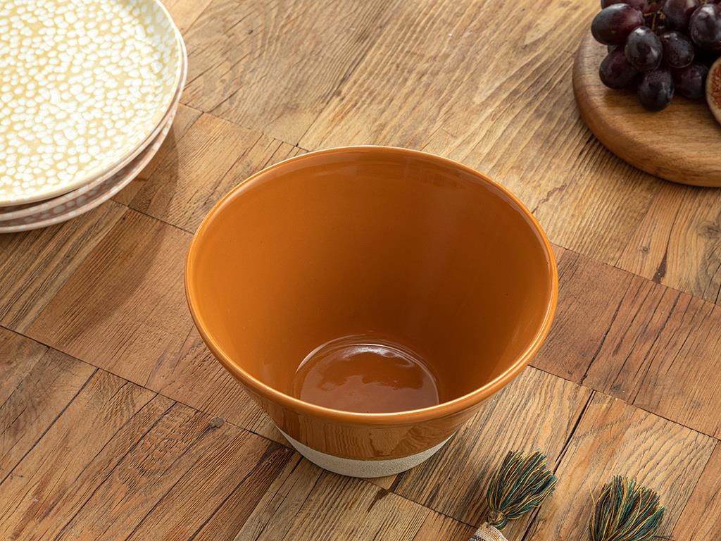 Ceramic Bowl 700 ml Orange,