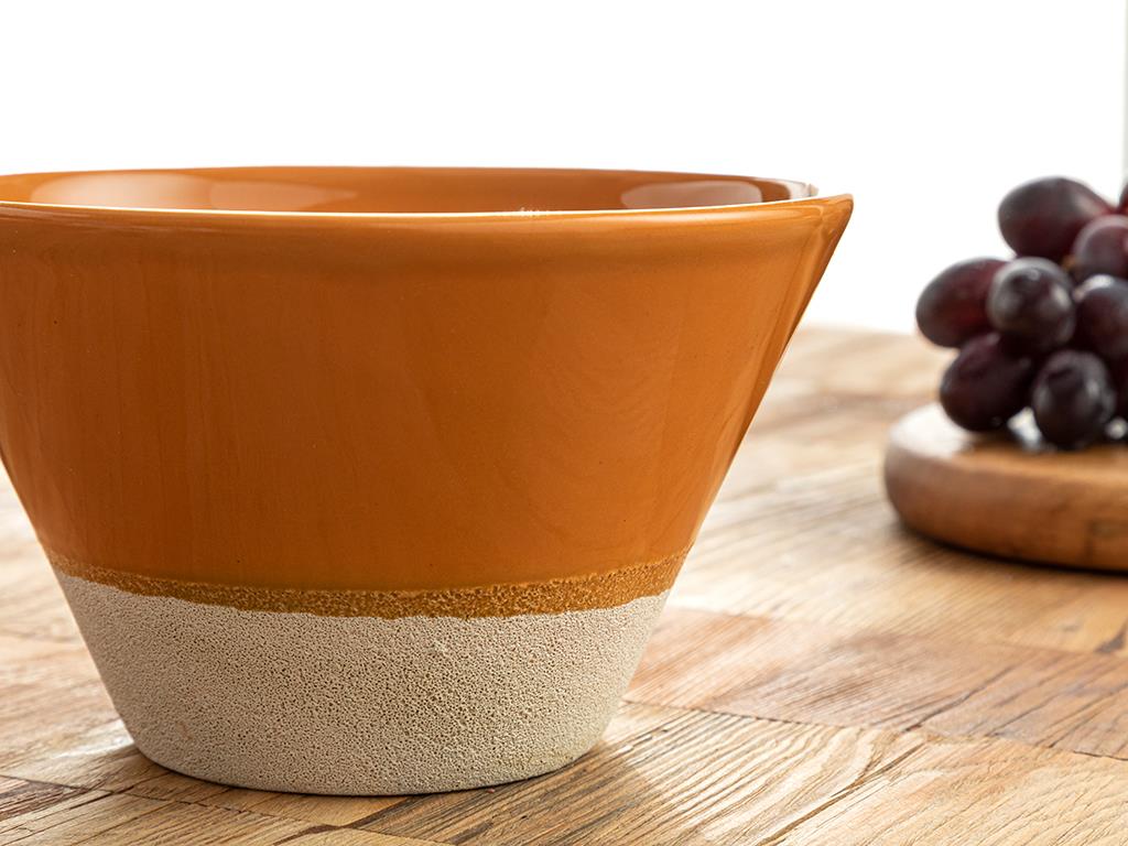 Ceramic Bowl 700 ml Orange,