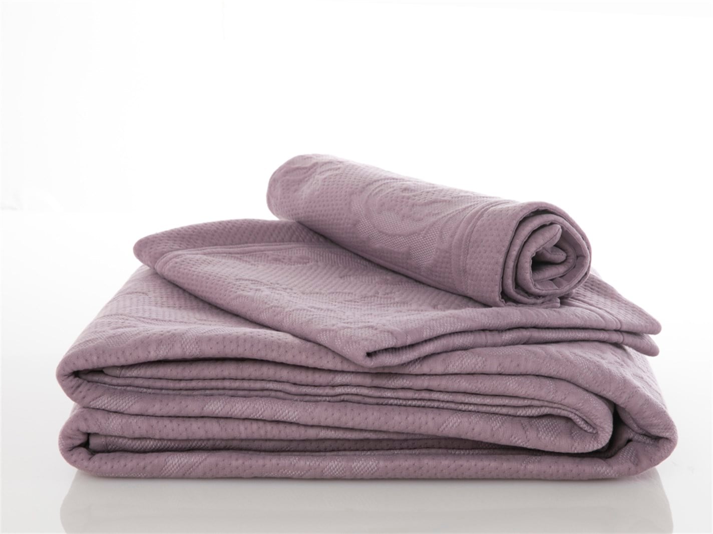 Rosy Damask  Persoană dublă 240x260 cm Violet