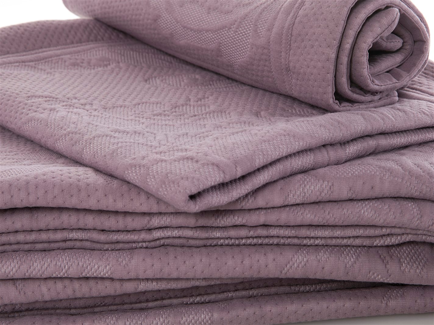 Rosy Damask  Persoană dublă 240x260 cm Violet