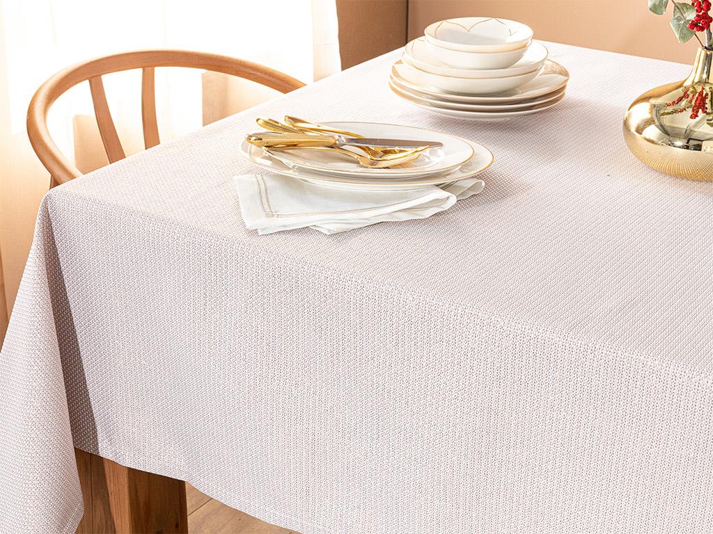 Royal Stars Polyestere Table Cloth 150x220 cm Rose Gold