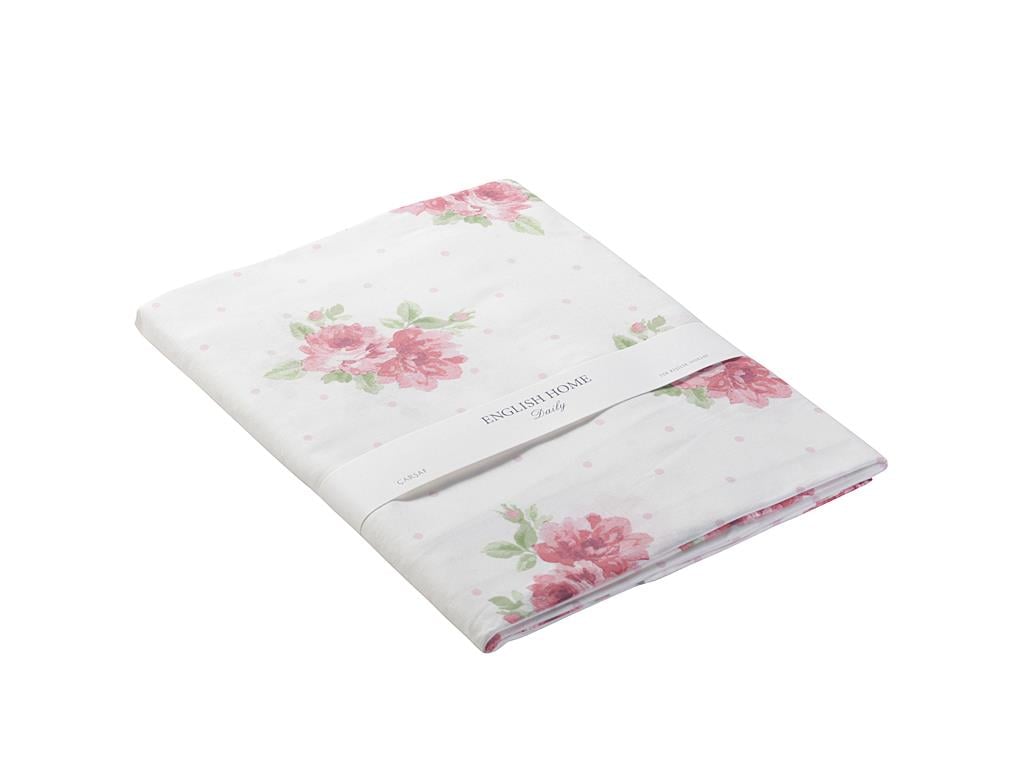Roza Bumbac Single Cearșaf 160*240 Cm Roz