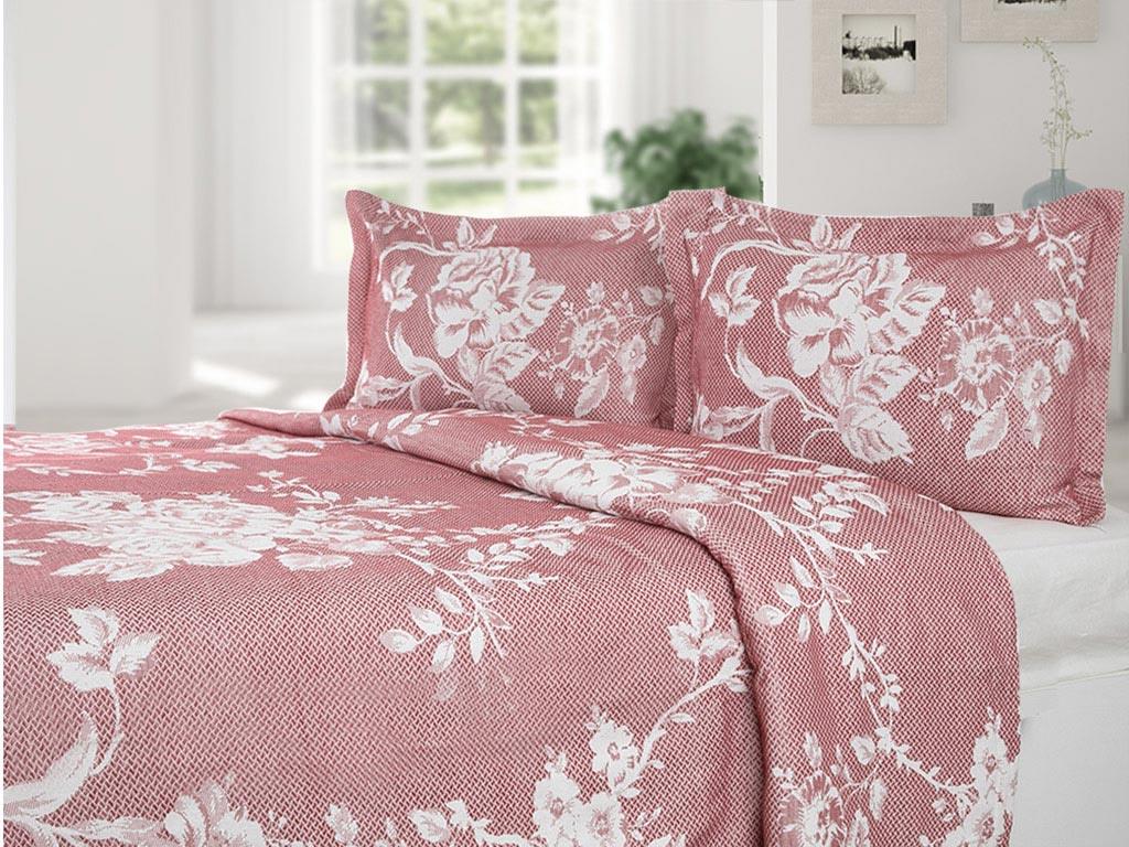 Ruby Rose  Jacard For One Person  SET CUVERTURĂ DE PA 150x230 cm Claret Red