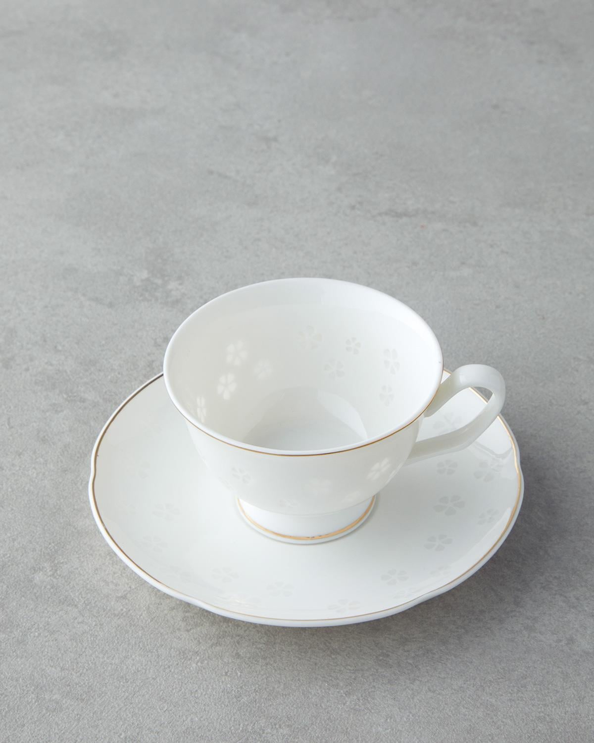Sakura New Bone China 4 Parça 2 Kişilik Coffee Cup Set 90 ml Gold