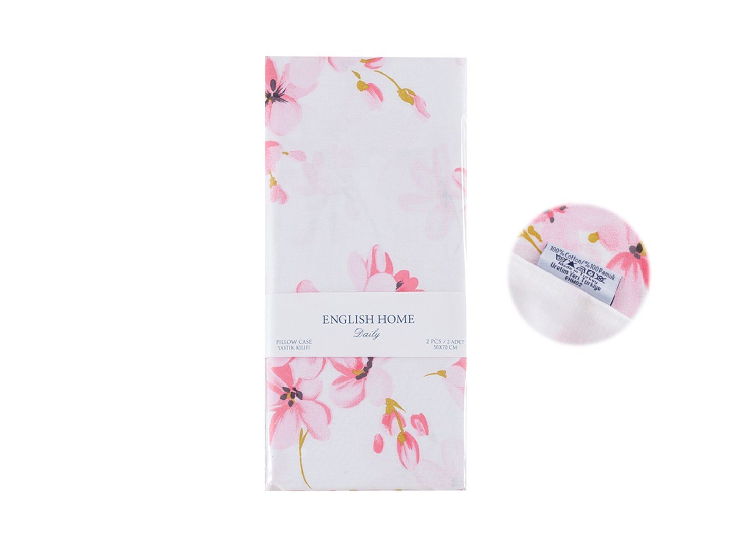 Sakura Tipărit 2 set 50x70 cm Roz