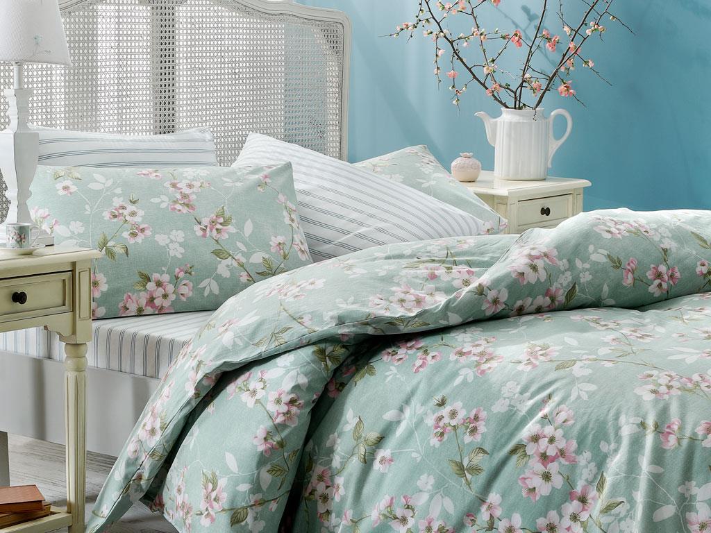 Sakura Zen Cottony  King Size  LENJERIE DE PAT 240x220 cm Seledon,