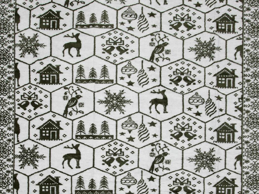 scandinav Acril  PĂTURĂ TV 130x170 cm Green
