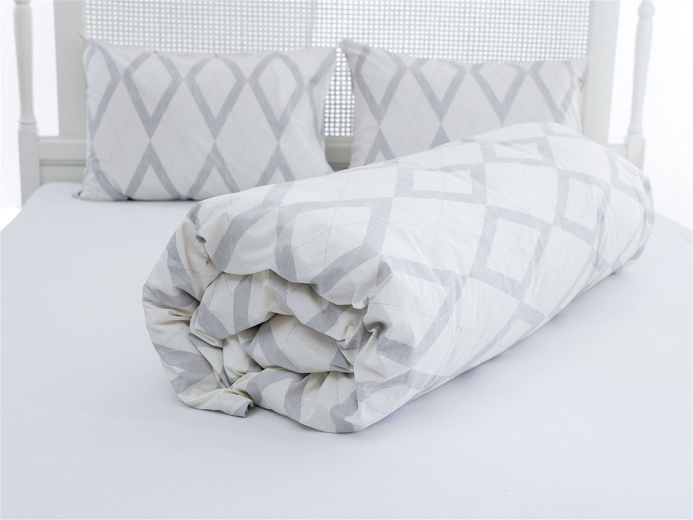 scandinav  Persoană dublă 200x220 cm Albastru