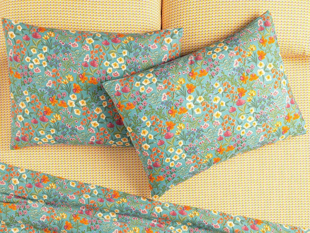 Set 2 fețe de pernă, Hidden Yard, bumbac-poliester, 50x70 cm