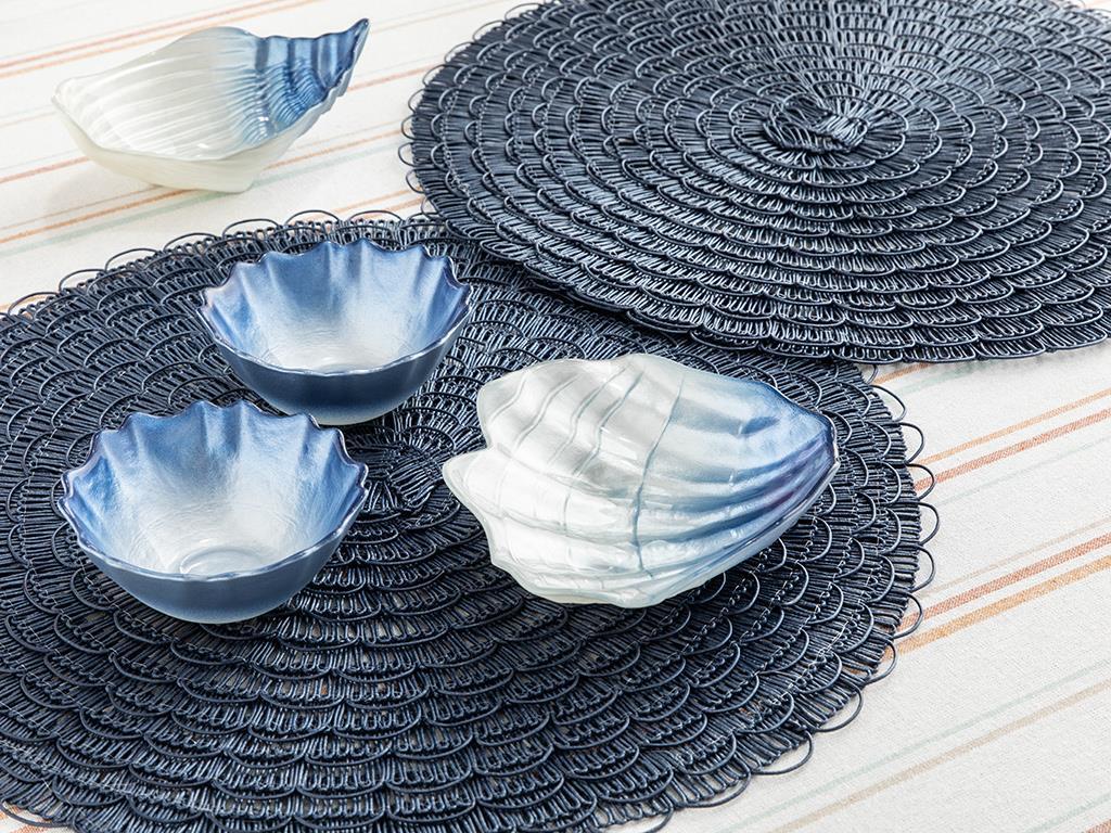 Marinebla Polypropilen 2 Set Place Mat 38 cm Dark Blue