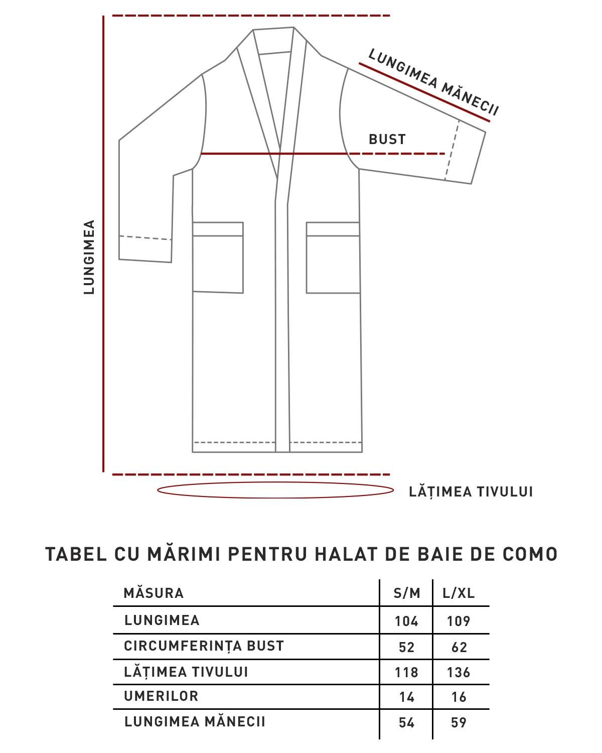 Como Microcotton Bathrobe Set L-XL White