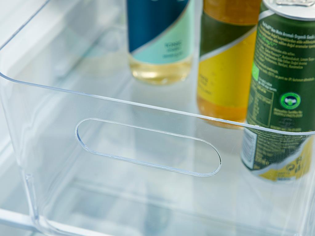 Simple Plastic Kitchen Organizer 7 L Transparent