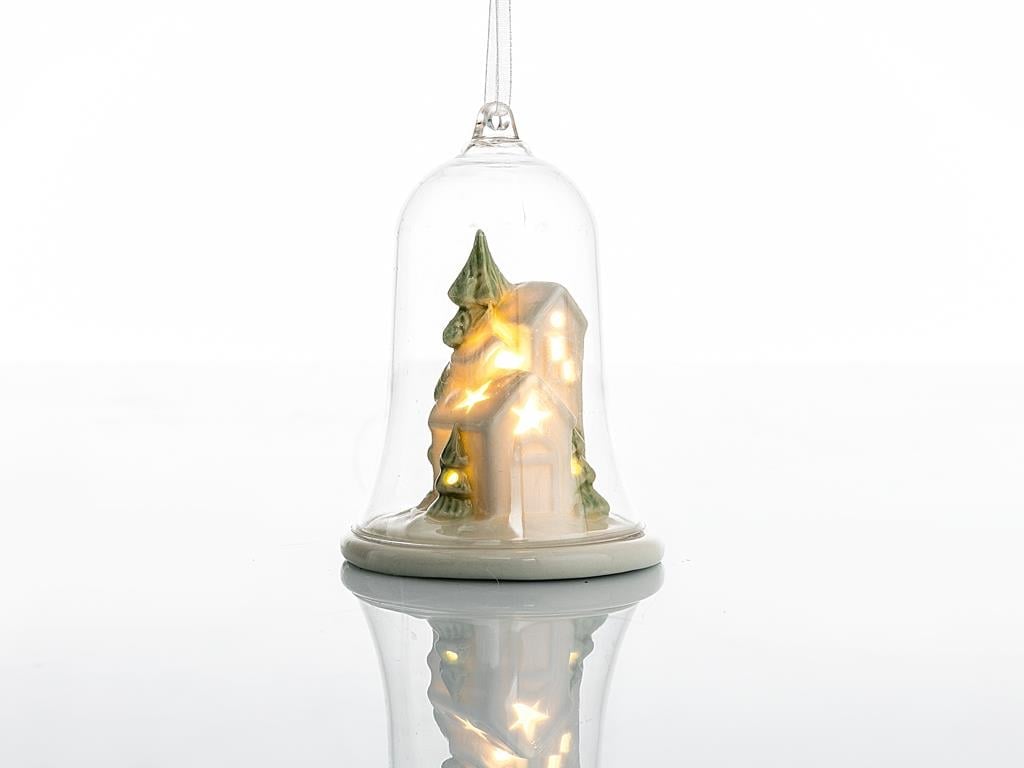 Snowland Stoneware Accessory With Hanger Cream