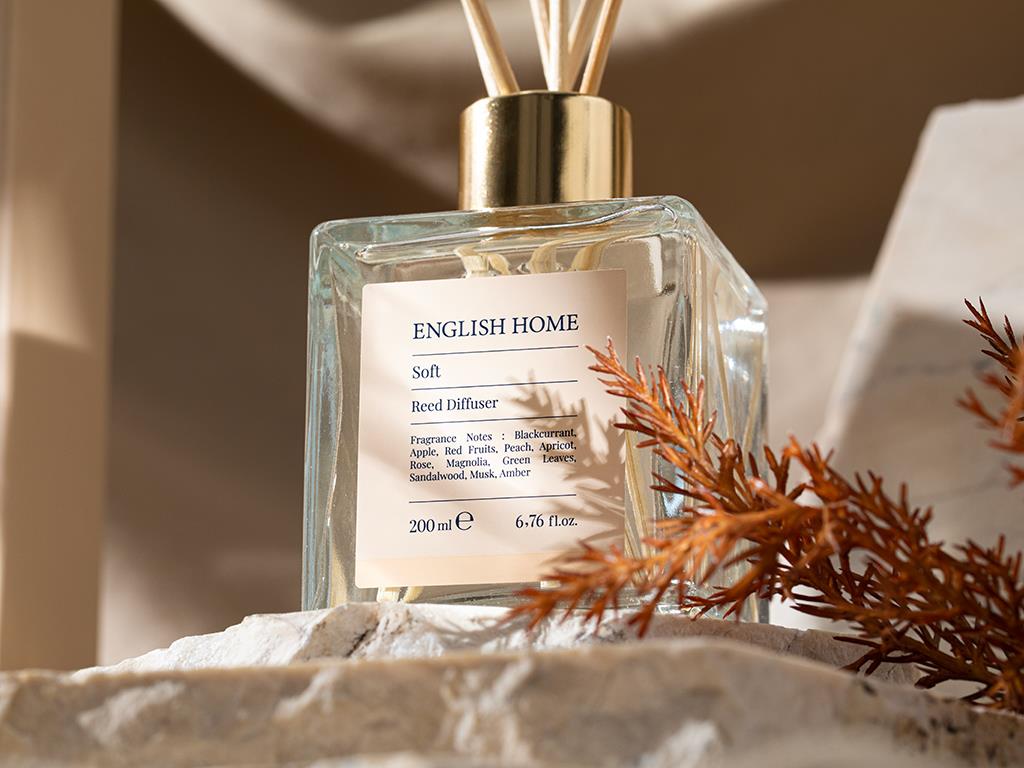 Soft Aromă De Cameră Cu Bețișoare , 200 Ml, Bej-İndigo