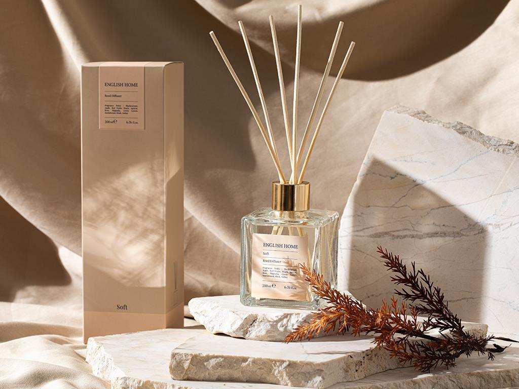 Soft Aromă De Cameră Cu Bețișoare , 200 Ml, Bej-İndigo