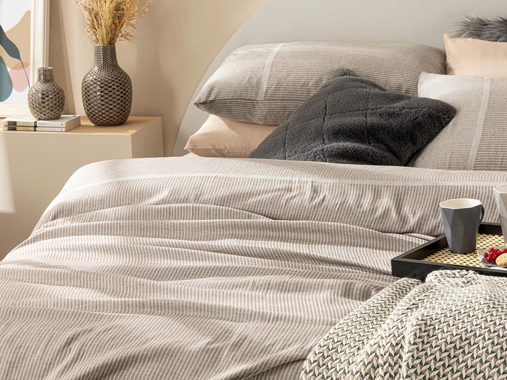 Splendid  Soft & Shine  Super King  SET LENJERIE DE PAT 260x220 cm Bronz