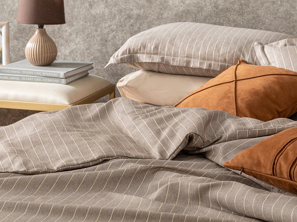 Starlight Shiny İpliği Boyalı For One Person  SET LENJERIE DE PAT 160x220 cm Coffee-Gold