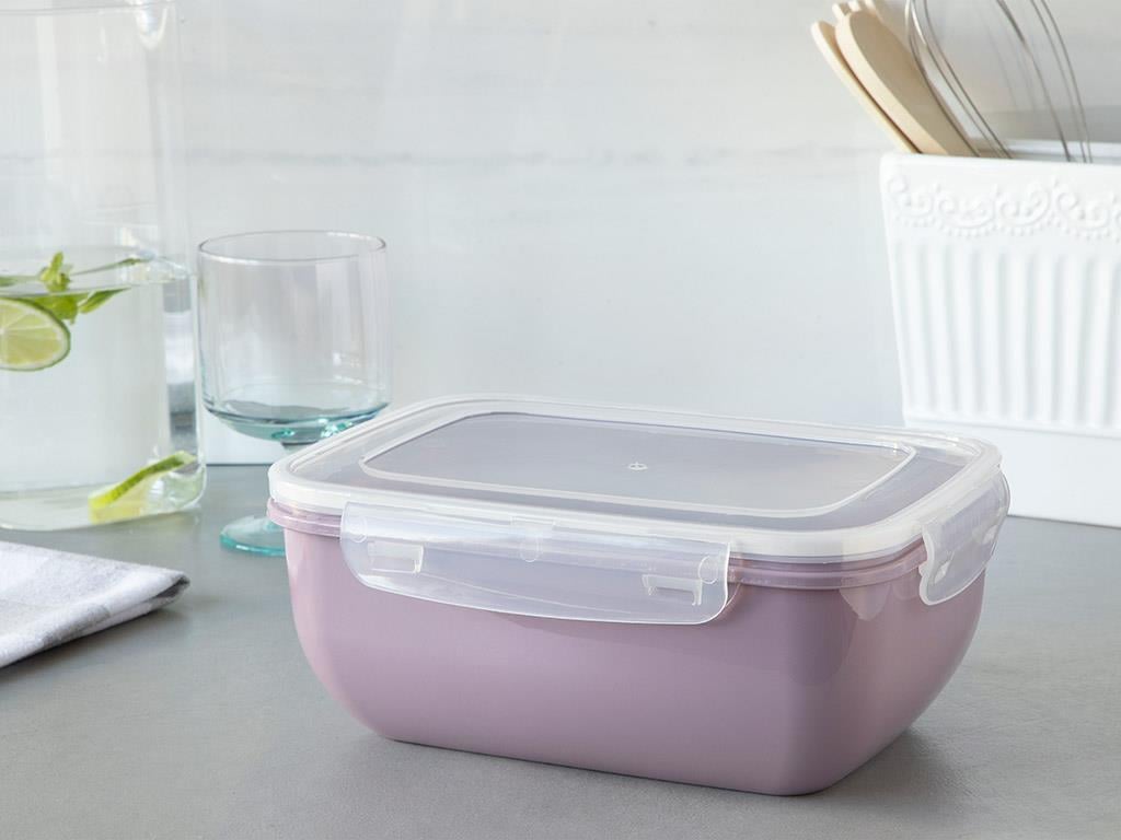 Stella Plastic Rectangular Cutie De Depozitare 2300 ml mov