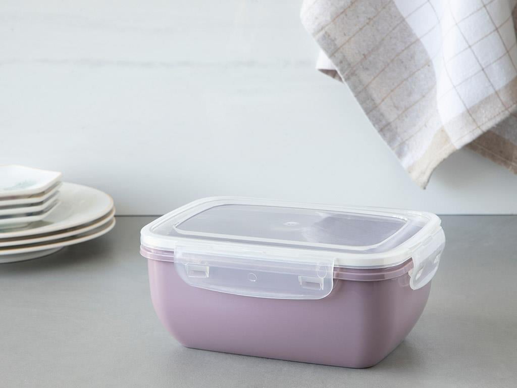 Stella Plastic Rectangular Cutie De Depozitare 1400 ml mov