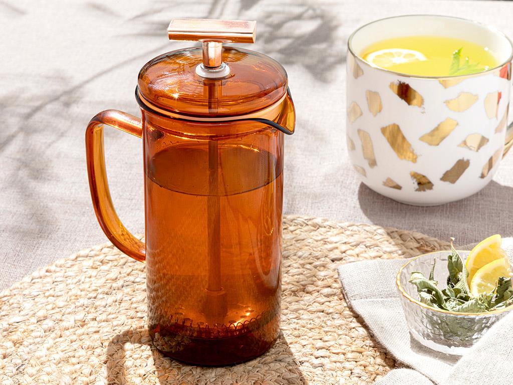 Stelton Stainless Steel French Press 350 ml Amber