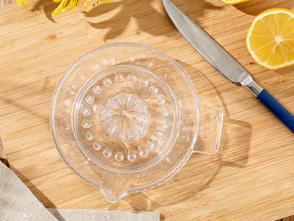 Axel Acrylic Lemon Squeezer 13x15 cm Transparent