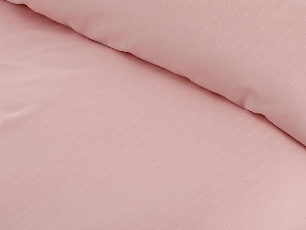 Stripe de picătură  Satin din bumbac jacard For One Person  LENJERIE DE PAT 160x220 cm Pink