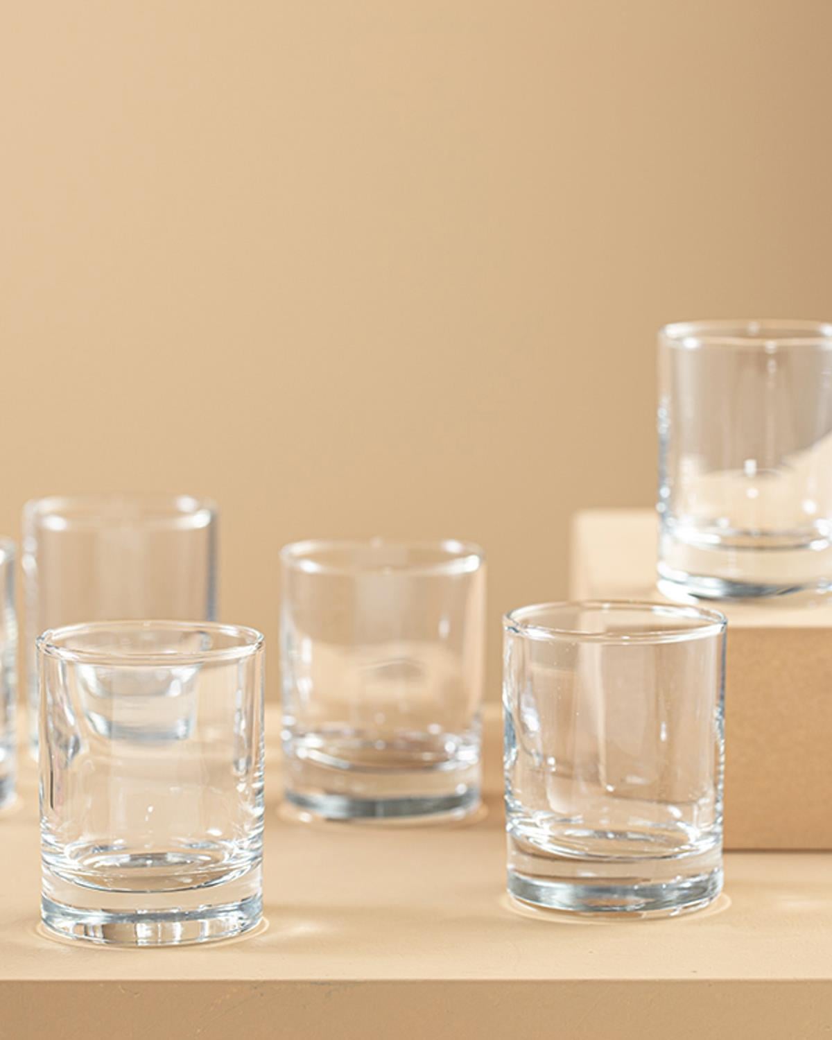 Tallinn Glass 6 Set Served with Coffee Liquor Glass 65 ml Transparent