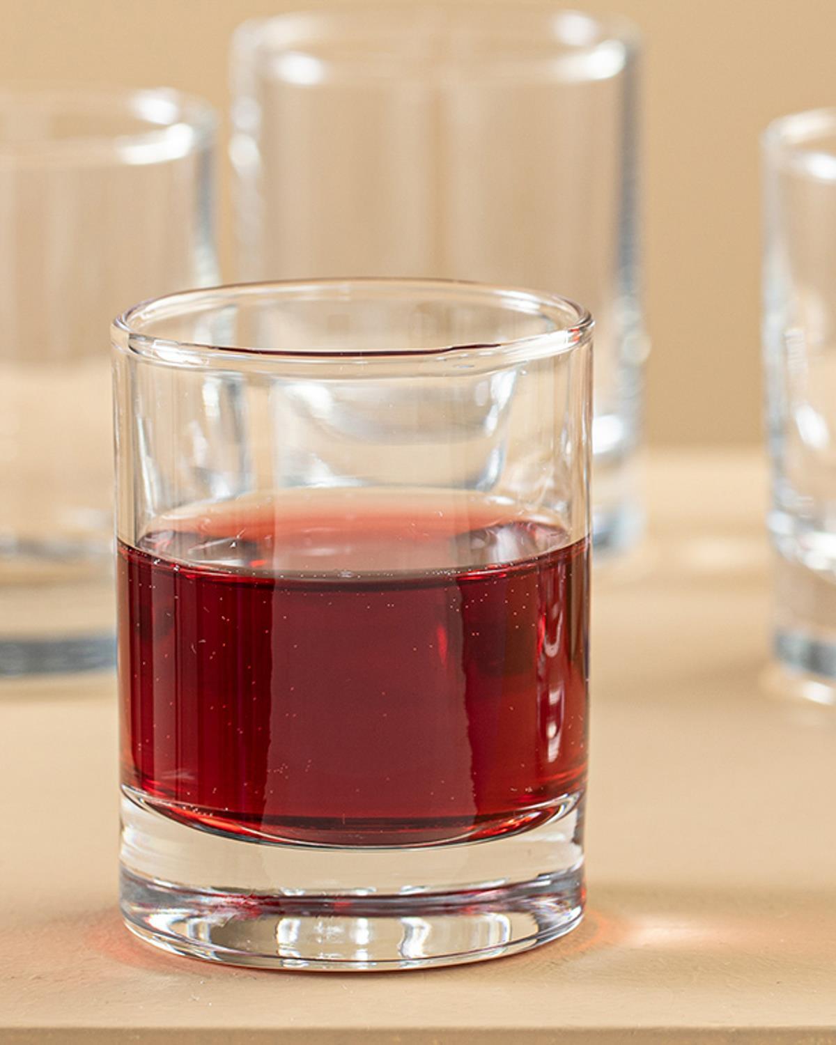 Tallinn Glass 6 Set Served with Coffee Liquor Glass 65 ml Transparent