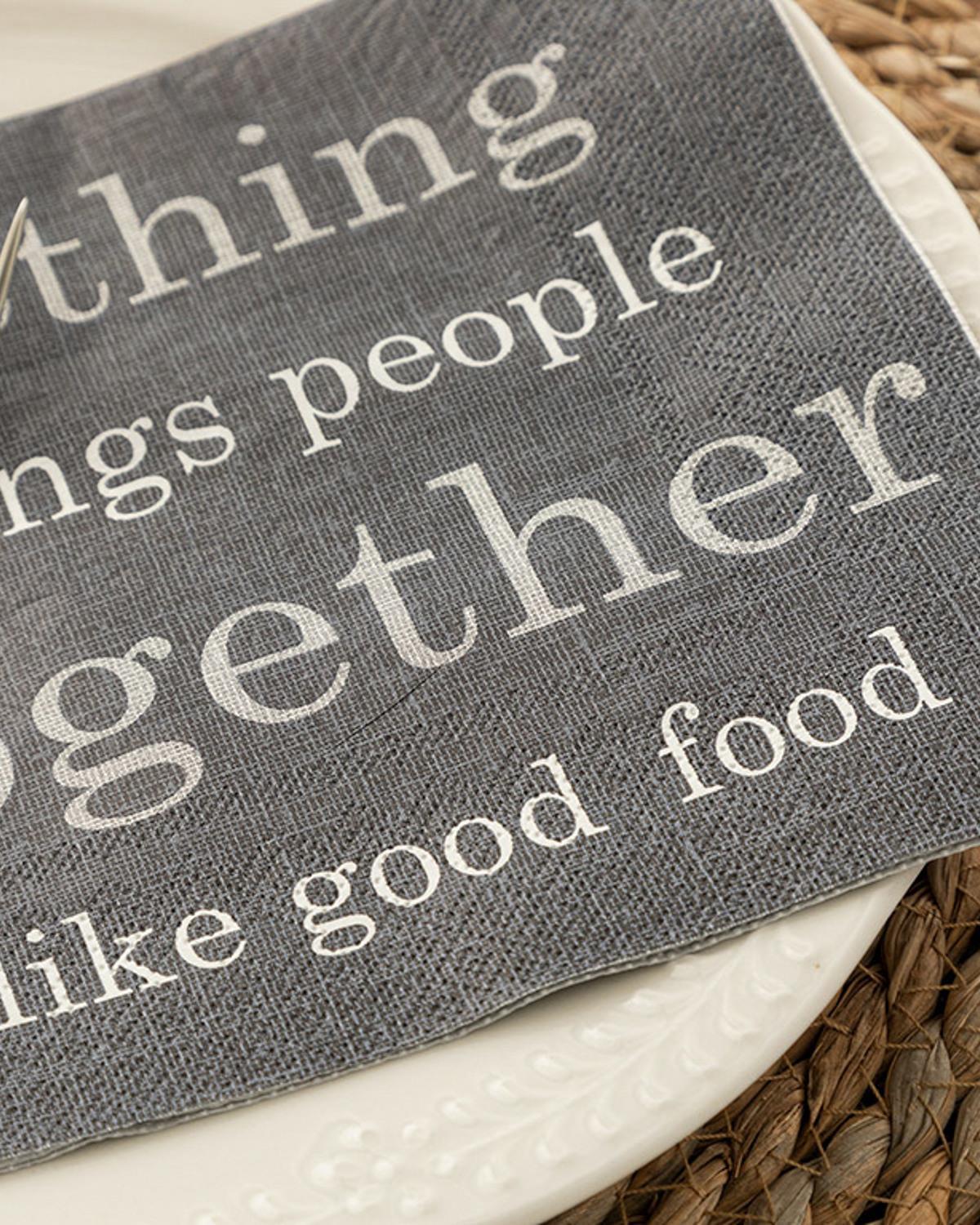 Together Paper Tissue Napkin 33x33 cm Dark Blue