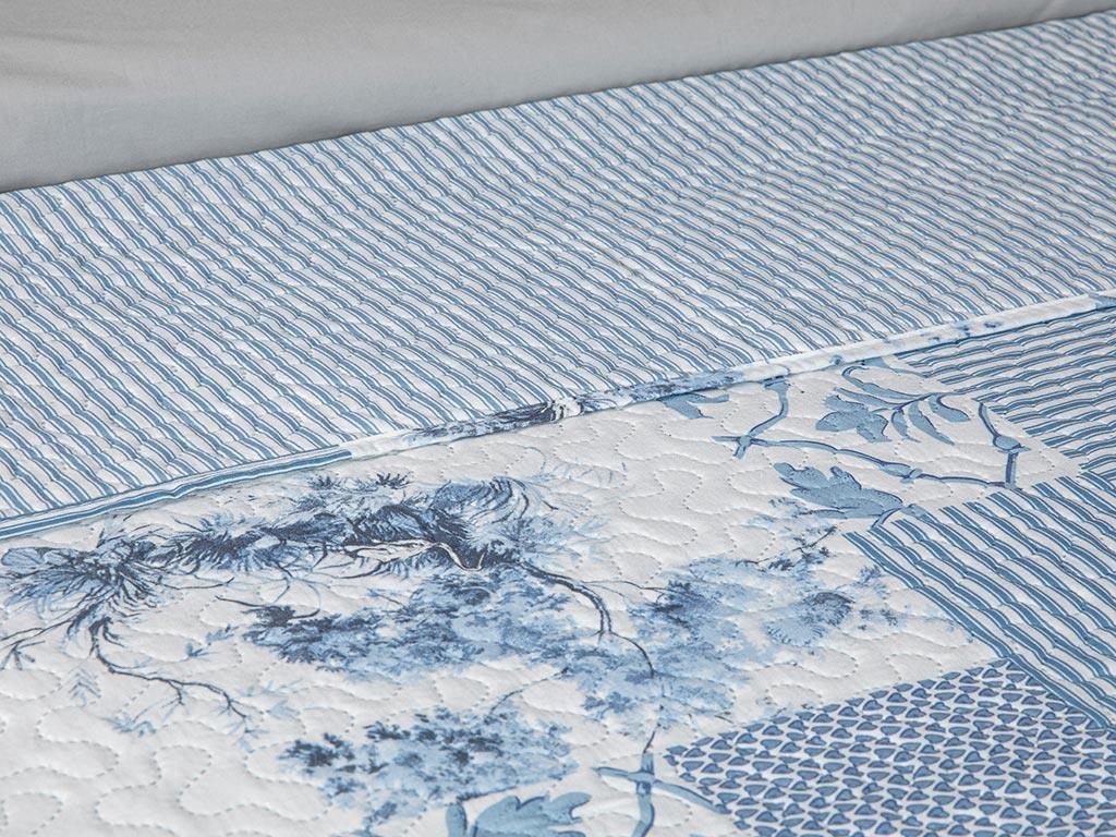 Toile King Size Cuvertură Multifuncțională 240*220 Cm Albastru