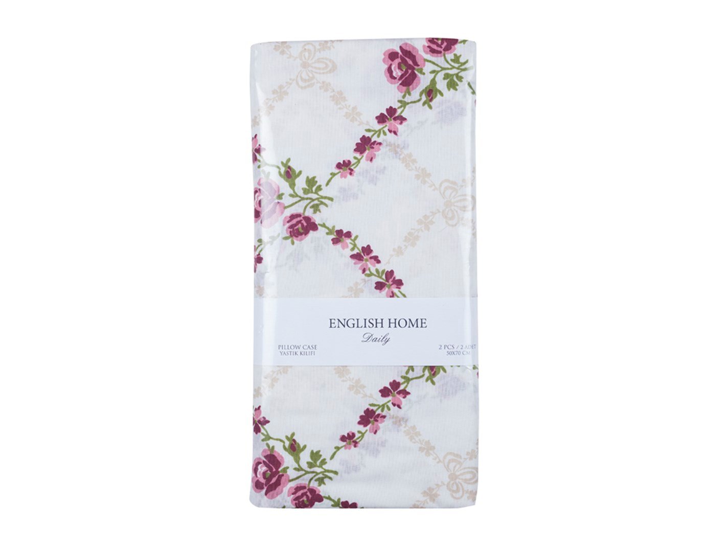 Trandafir clasic 57 Tel / 144 Numărul de fir 2 set 50x70 cm Roz